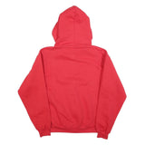 CHAMPION Mens Red Zip Up Hoodie M Fast Fun & Friendly Dog Graphic