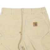 CARHARTT Mens Shorts Beige Casual Regular M W34 Workwear Cotton Blend