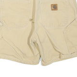 CARHARTT Mens Shorts Beige Casual Regular M W34 Workwear Cotton Blend