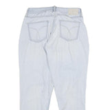 CALVIN KLEIN JEANS Womens Light Blue Regular Straight Denim Rinse W30 L28