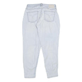 CALVIN KLEIN JEANS Womens Light Blue Regular Straight Denim Rinse W30 L28