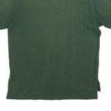 POLO RALPH LAUREN Mens Green Short Sleeve Plain Polo Shirt L Cotton Classic