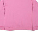 HANES Womens Pink Sweatshirt Crew Neck L Cotton Blend Casual Pullover Top