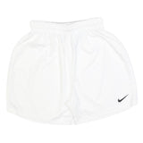 NIKE Mens White Sports Casual Shorts M W30 Lightweight Elastic Waistband