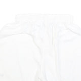 NIKE Mens White Sports Casual Shorts M W30 Lightweight Elastic Waistband