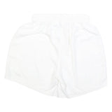 NIKE Mens White Sports Casual Shorts M W30 Lightweight Elastic Waistband