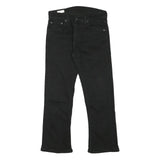 LEVI'S Mens Regular Black Jeans Denim W28 L25 Classic Zip Closure