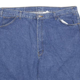 DICKIES Mens Blue Denim Casual Shorts 2XL W42 Classic Fit Workwear