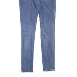 LEVI'S Womens Blue Slim Skinny Denim Medium W26 L29 Distressed Jeans Zip