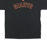Mens Black Giants Graphic T-Shirt M Short Sleeve Crew Neck Baseball Style Sport