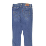 LEVI'S Womens Slim Blue Skinny Denim Medium W25 L27 Zip Casual Stretch Jeans