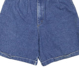 OAKBROOK Womens Blue Denim Casual Shorts M W26 Cotton Blend Relaxed Fit