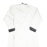 CAMBRIDGE Womens White & Black Button Jacket UK 16 Polyester Classic Fit