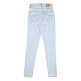 LEVI'S Womens Jeans Blue Slim Skinny Denim Light W26 L29 Cotton Blend Zip