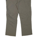 TREVOLUTION Mens Relaxed Beige Polyester Blend Zip Trousers W33 L26 Outdoor