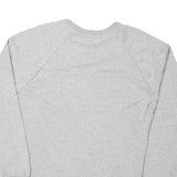 ADIDAS Mens Grey Cotton Blend Crew Neck L Sportswear Casual Pullover Sweatshirt