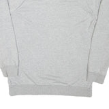 ADIDAS Mens Grey Cotton Blend Crew Neck L Sportswear Casual Pullover Sweatshirt