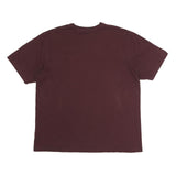 CARHARTT Mens Maroon Henley T-Shirt XL Short Sleeve Crew Neck Pocket