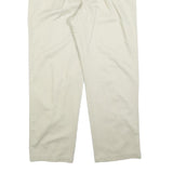 CABIN CREEK Mens Cotton Blend Beige Regular Fit Straight Leg Trousers W32 L30