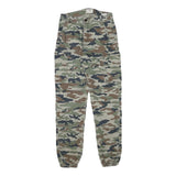 DENMIM COLLECTION Womens Cotton Blend Camouflage Relaxed Cargo Trousers W25 L27
