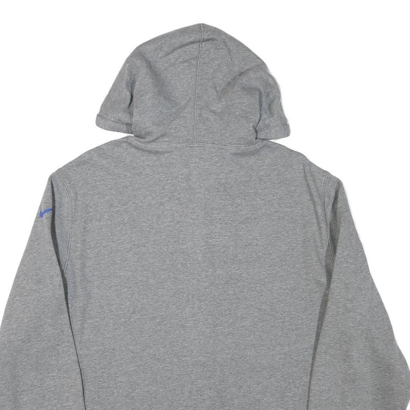 NIKE Mens Grey France Full Zip Hoodie L Sports Casual Cotton Blend Sweatshirt