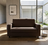 Anyseat 2-Seater Sofa Cover – Plain Coffee Style Slipcover for Living Room Chair Protection