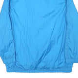 TUDOUR COURT Womens Blue Nylon Button Jacket M Lightweight Casual Outerwear