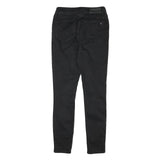 TOMMY HILFIGER Womens Jeans Black Slim Skinny Denim Medium W25 L27 Stylish Zip