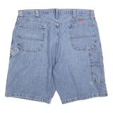 WRANGLER Mens Denim Blue Casual Shorts XL W38 Cotton Blend Utility Pockets