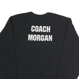 RUSSELL ATHLETIC Mens Black Dunbar Volleyball Crew Neck M Sweatshirt Coach