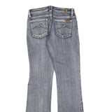 7 FOR ALL MANKIND Womens Jeans Blue Slim Straight Denim Light W27 L32 Cotton