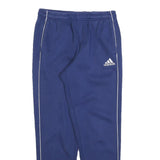 ADIDAS Mens Joggers Blue Slim Tapered M W30 L28 Sports Casual Comfort Cotton
