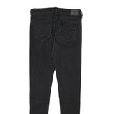 LEVI'S Womens Jeans Black Slim Skinny Denim W28 L30 Cotton Blend Zip