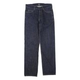 CARHARTT Mens Jeans Blue Regular Straight Denim Raw W28 L32 Durable Workwear