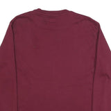 CHAMPION Mens Maroon Crew Neck M Cotton Blend Pullover Sweatshirt