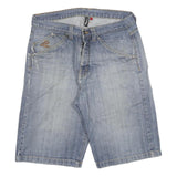 EL NINO Mens Shorts Blue Casual Denim XL W34 Light Wash Cotton Blend