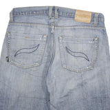 EL NINO Mens Shorts Blue Casual Denim XL W34 Light Wash Cotton Blend