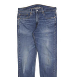 LEVI'S 502 Mens Slim Blue Denim Medium Cotton Blend Zip Jeans Straight W32 L32