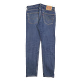 LEVI'S 502 Mens Slim Blue Denim Medium Cotton Blend Zip Jeans Straight W32 L32