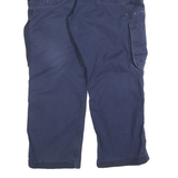CARHARTT Mens Regular Fit Blue Cotton Blend Zip Closure Cargo Trousers W36 L27