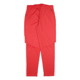PUMA Mens Joggers Red & White Slim Tapered L W32 L30 Sportswear Casual