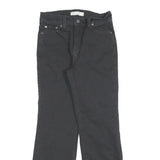 LEVI'S 512 Bootcut Womens Jeans Black Slim Cotton Blend W26 L26 Stylish Zip