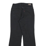 LEVI'S 512 Bootcut Womens Jeans Black Slim Cotton Blend W26 L26 Stylish Zip