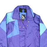 SERACE Womens Purple & Blue Classic Jacket UK 8 Polyester Blend Zip Fastening