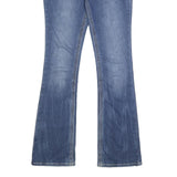 AMETHYST JEANS Womens Blue Regular Flared Denim Medium W30 L33 Stylish