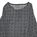 MIMI MATERNITY Womens Black Printed Top Long Sleeve V-Neck M Maternity Wear