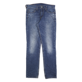 LEVI'S 511 Slim Mens Jeans Blue Slim Skinny Denim Medium W33 L34 Faded