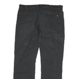 DICKIES Mens Black Regular Fit Straight Denim Jeans W36 L32 Classic Style