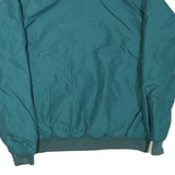 SIERRA SPORT Mens Green Purple Zip Jacket L Polyester Blend Plain Lightweight