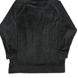 PURE SECRET Womens Black Velvet Hoodie XS Soft Plush Pullover Casual Top